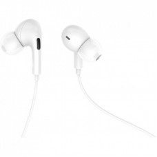 Наушники Denmen HF DR06 3.5mm 1.2 м White (DE-DR06-WH)