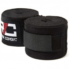 Бинт для спорта Reebok Combat Hand Wraps RSCB-11158 чорний Уні 180 см (5055436116011)