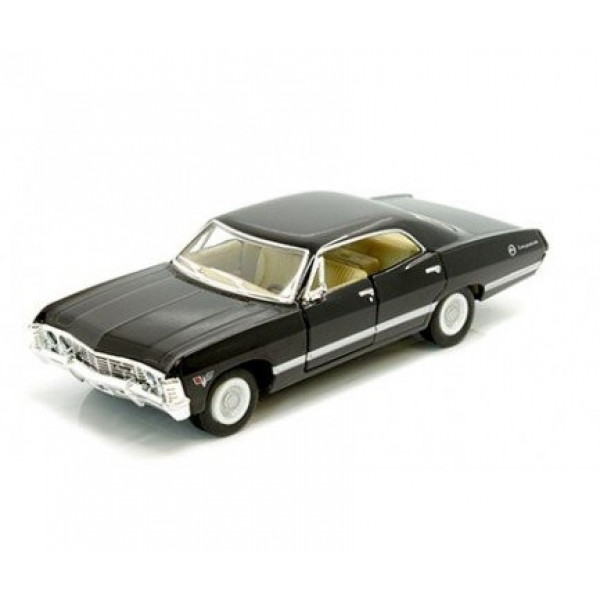 Детская коллекционная машинка Chevrolet Impala KT5418W инерционная (Чёрный)