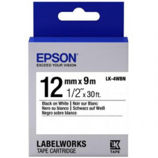 Лента для принтера этикеток Epson LK4WBN (C53S654021)
