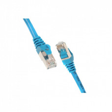 Патч-корд 0.20м S/FTP Cat 6 CU PVC 26AWG 7/0.16 blue 2E (2E-PC6SFTPCOP-020BL)