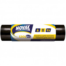 Пакеты для мусора Novax черные 120 л 10 шт. (4823058307343)