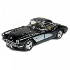 Машинка инерционная "1957 Chevrolet Corvette" KT5458W-3 масштаб 1:36 (Черный)
