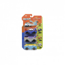 Машина TransRacers 2 в 1 Городской транспорт, 3 шт (YW463879)