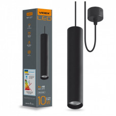 Светильник Videx LED 10W 4100K черный (VL-SP-10034B)