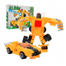 Конструктор Cubix Traxfigure 2-в-1, желтый (39727/4)