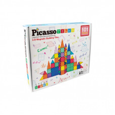 Конструктор Picasso магнитный Tiles Magnetic Building Blocks 101 деталь (817338022402)