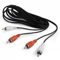 Кабель мультимедийный 2xRCA M to 2xRCA M 1.8m Cablexpert (CCA-2R2R-6)