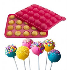 Силіконова форма для Кейк попс (CAKE POPS) 23х19см 20 осередків (55824)