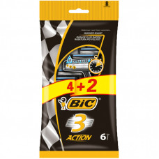 Бритва Bic 3 Action 4+2 шт. (3086123399327)
