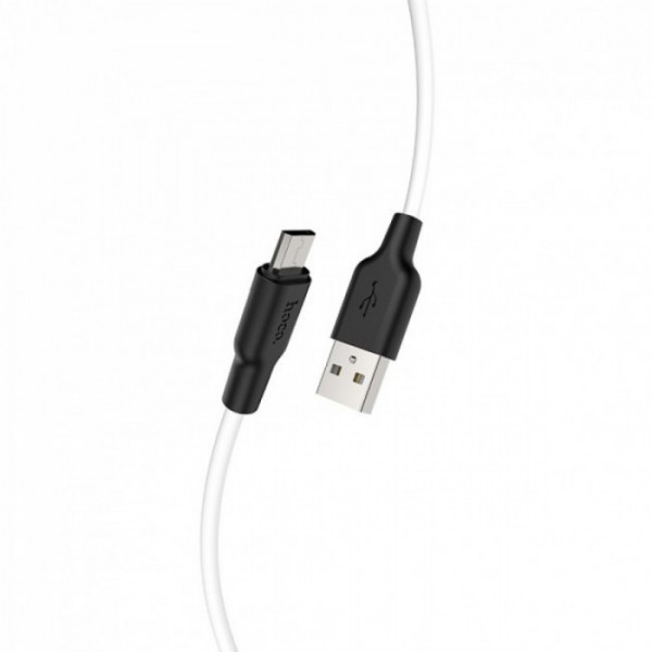 USB Кабель Micro USB HOCO X21 Plus "Silicone" 1М черно-белый (70134) USB Кабель Micro USB HOCO X21 Plus "Silicone" 1М черно-белый (70134)