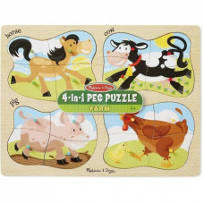 Пазл Melissa&Doug 4 в 1 Ферма (MD9858)