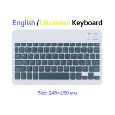 Клавиатура BeCover (245х150 мм) Bluetooth UA Dark Green (713406)