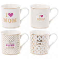 Кружка порцелянова "I love my family" 320мл (110144)