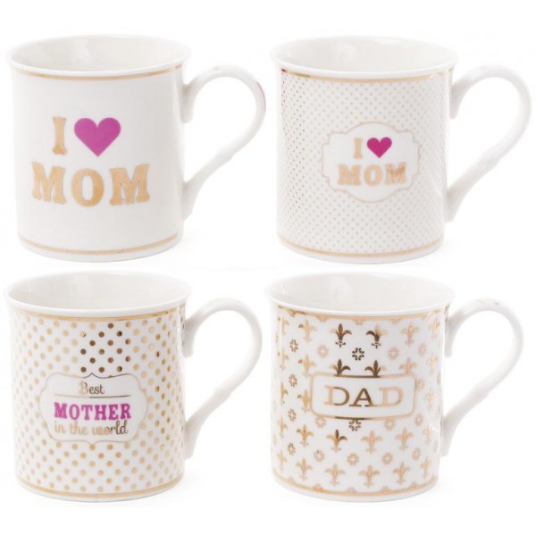 Кружка порцелянова "I love my family" 320мл (110144)