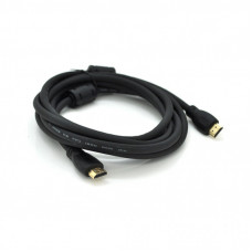 Кабель мультимедийный HDMI M to HDMI M 1.5m V2.0 4K black Ritar (HDMI(M)/(M)V2.0-1.5m-347B)