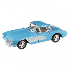 Машинка Chevrolet Corvette 1957 Kinsmart KT5316W инерционная, 1:34 (Синий)