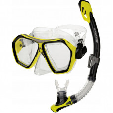Набор для плавания Aqua Speed Blaze + Borneo 60320 618-18 жовтий, чорний Уні OSFM (5905718603206)