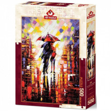 Пазл ART PUZZLE Любовь под зонтиком, 500 элементов (5090)