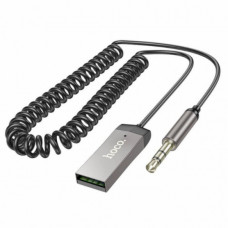 Ресивер Bluetooth HOCO E78 Benefit car AUX BT receiver с кабелем 1.2m, BT5.3, 3.5mm (135154)