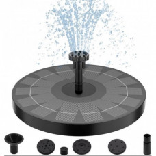 Фонтан насос на солнечной батарее + 6 насадок, Water Pump/ Садовый фонтан 16 см (118254)