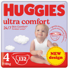 Подгузники Huggies Ultra Comfort 4 (7-18 кг) M-Pack 132 шт (5029053590523)