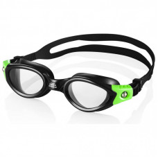 Очки для плавания Aqua Speed Pacific 015-38 6647 чорний, зелений OSFM (5908217666475)
