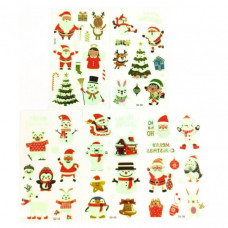 Набор детских временных тату «Рождество №2» kids-tatto-set5-christmass-02