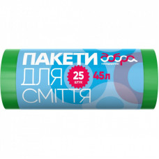 Пакеты для мусора Добра Господарочка зеленые 45 л 25 шт. (4820086521840)
