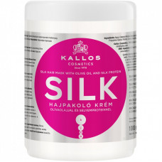 Маска для волос Kallos Cosmetics Silk с оливковым маслом и протеинами шелка 1000 мл (5998889507992)