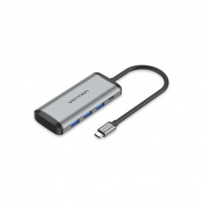 Концентратор Vention USB 3.1 Type-C to 3хUSB 3.0/TF/SD/PD 87W 6-in-1 (TGRHB)