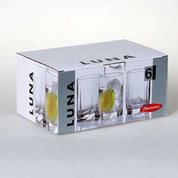 Набір склянок Luna 255мл 6шт (109854) Набір склянок Luna 255мл 6шт (109854)