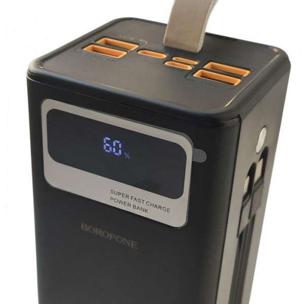 Внешний аккумулятор Power bank BOROFONE DBT35B 50000mAh PD22,5W+быстрая зарядка батарея зарядка Черный (107954) Внешний аккумулятор Power bank BOROFONE DBT35B 50000mAh PD22,5W+быстрая зарядка батарея зарядка Черный (107954)