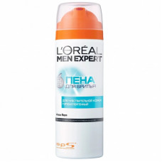 Пена для бритья L'Oreal Paris Men Expert для чувствительной кожи 200 мл (3600521608906)