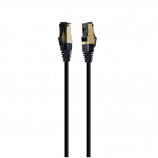 Патч-корд 2м, S/FTP, cat 8, литий, 50u", CU, AWG 27, LSZH, black Cablexpert (PP8-LSZHCU-BK-2M)