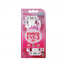 Бритва Dorco Eve 3 Fit Одноразовая Для женщин 6 шт. (8801038591087)