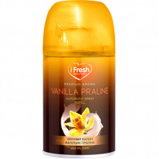 Освежитель воздуха iFresh Premium Aroma Vanilla Praline Сменный баллон 250 мл (4820268100139)