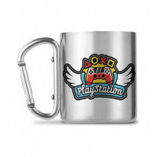 Чашка GB eye з карабіном Playstation - Wings Carabiner Mugs 220 ml (MGCM0016)
