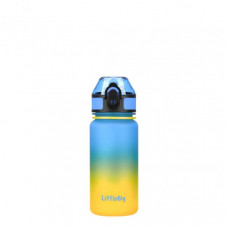 Детская бутылка для воды LittleBig UZSPACE 3020(Yellow-Blue) 350 мл, желто-голубая