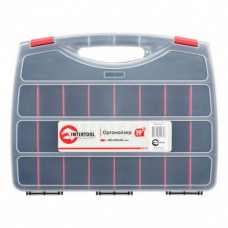 Органайзер пластиковый, 19" 480x380x80 мм INTERTOOL BX-4003 (107074)