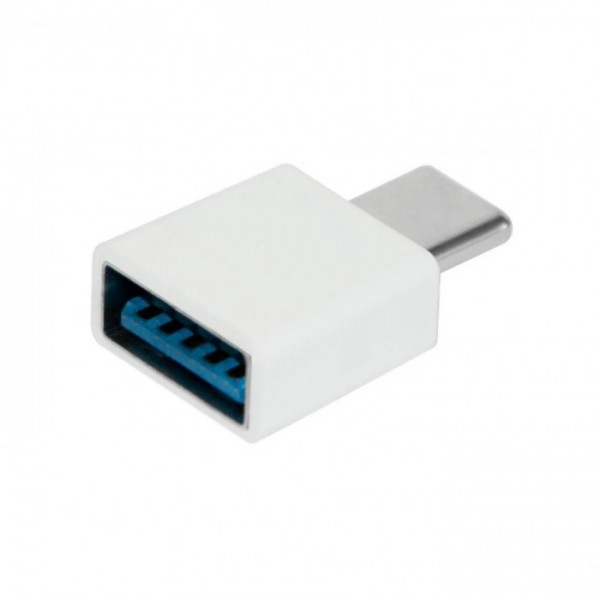 OTG переходник USB Type-C USB адаптер / OTG адаптер Белый (136074) OTG переходник USB Type-C USB адаптер / OTG адаптер Белый (136074)