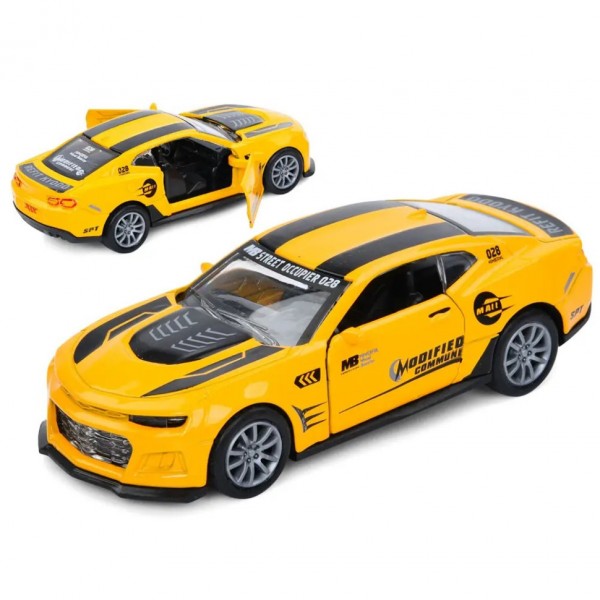 Модель автомобиля "Chevrolet Camaro" AP74165 масштаб 1:32  (Желтый)
