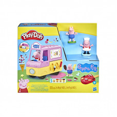 Набор для творчества Hasbro Play-Doh Машинка с мороженым Свинки Пеппы (F3597)