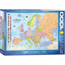 Пазл Eurographics Карта Европы. 1000 элементов (6000-0789)