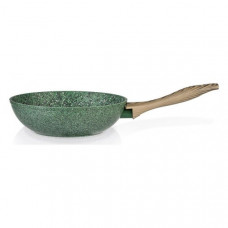 Сковорода-вок Fissman Malachite Ø24см з антипригарним покриттям EcoStone (55374)