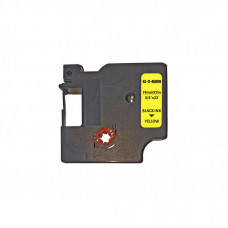 Лента для принтера этикеток UKRMARK RL-D-45808P-BK/YE, аналог DYMO S0720880, 19мм х 7м. (900306)