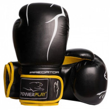 Боксерские перчатки PowerPlay 3018 14oz Black/Yellow (PP_3018_14oz_Black/Yellow)