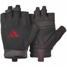 Перчатки для фитнеса Adidas Essential Training Gloves ADGB-15000RD чорний, червоний XS (885652027755)