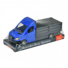 Спецтехника Tigres Mercedes-Benz Sprinter бортовой (синий) на планшетке (39666)