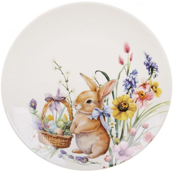 Набір 6 тарілок порцелянових "Easter Melody" Ø19см (Кролик) (134184)